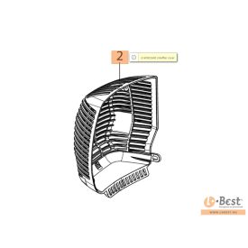 Kipufogó burkolat BC 530, 550