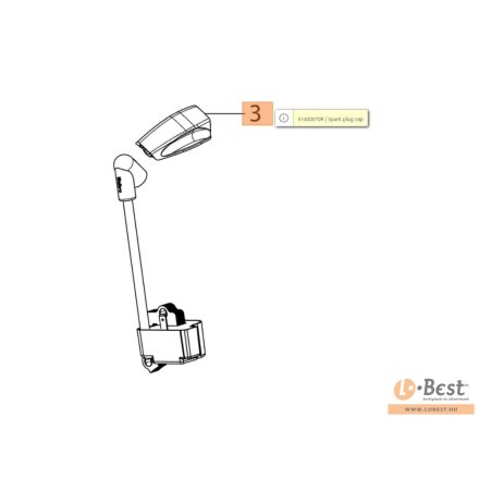 Gyertyapipa fedő BC 530,550, BCF 530,550