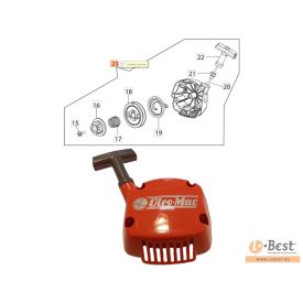   Indító komplett BC 530, BC 550 - II series - 61402022,61402075