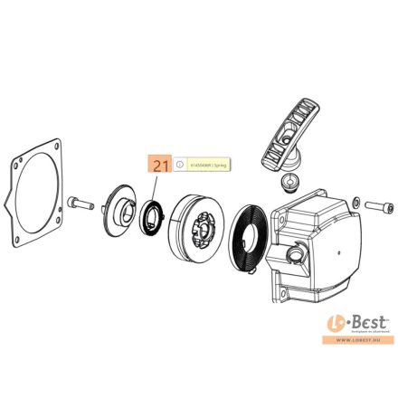 Rugó rásegítő rugó - III. series - BCH 400, 500, GSH 51, 510, 56, 560, MTH 510, 5100, 560, 5600