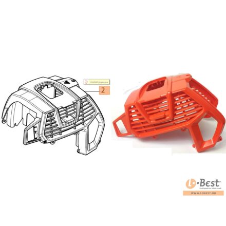 Motor burkolat BCH 400