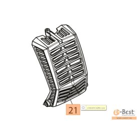 Kipufogó burkolat BCH 250, PPH 250