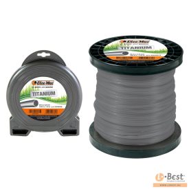 Oleo-Mac Titanium fűnyíró damil 3.0 mm x 56 m kerek sötétszürke