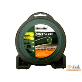 Oleo-Mac GreenLine fűnyíró damil 2.4 mm x 15 m szögletes