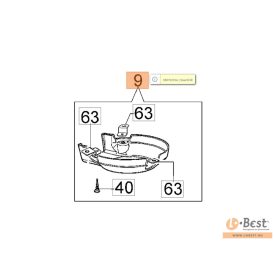 Ékszíj védő burkolat G  44, G 48, G 53 TBQ  (bili)