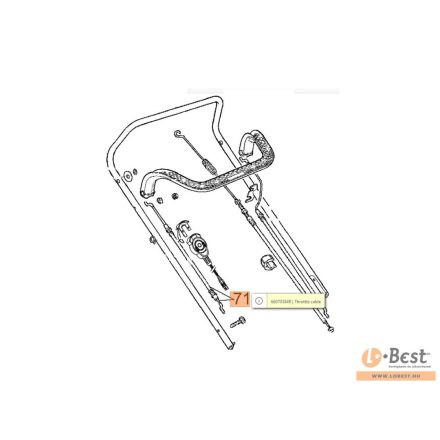 Gázbowden gázbovden G 48 TK Series