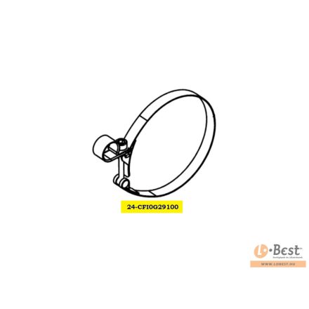 Permetező bilincs gégecsőre, fúvócsőre BV 900, MB 90 - CFI6905500