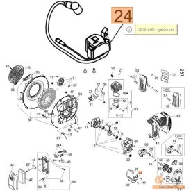   Gyújtótekercs kábelekkel BV 900, BV 901, MB 90,MB 900 - CFI3010103