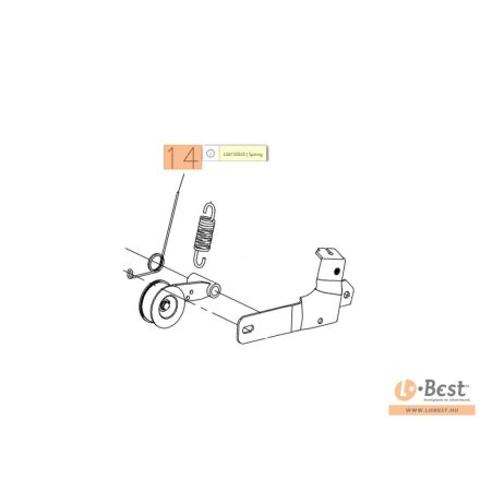 Rugó MH 197 RK-RKS, MH 198 RK-RKS