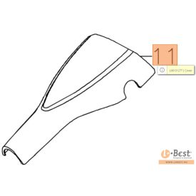Burkolat a kormányon MH 198 RKS (K 800HC)