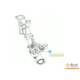   Karburátor K 800 HT- HC,  MH 175-198 RKS  Kapálógép (L66151622)
